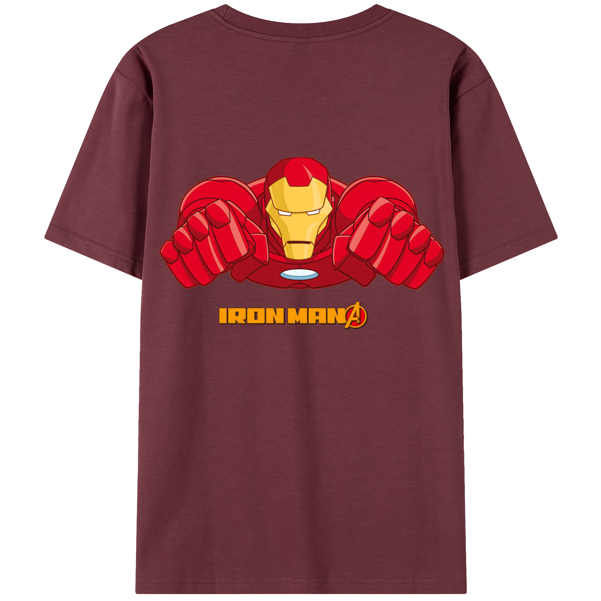 （画像用） アベンジャーズ The Avengers 綿100％半袖Tシャツ（背面プリント）